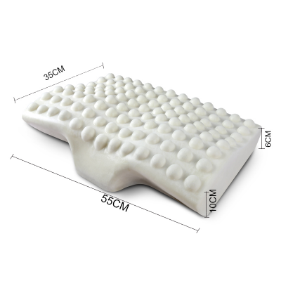 Large particle memory foam pillow