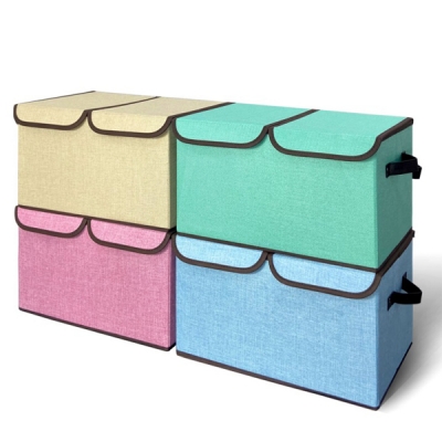 Fabric foldable storage box in stock